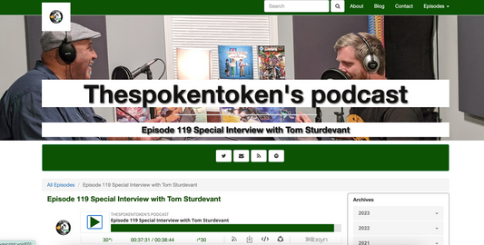 Tom on Thebespokentoken's Podcast