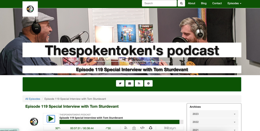 Tom on Thebespokentoken's Podcast