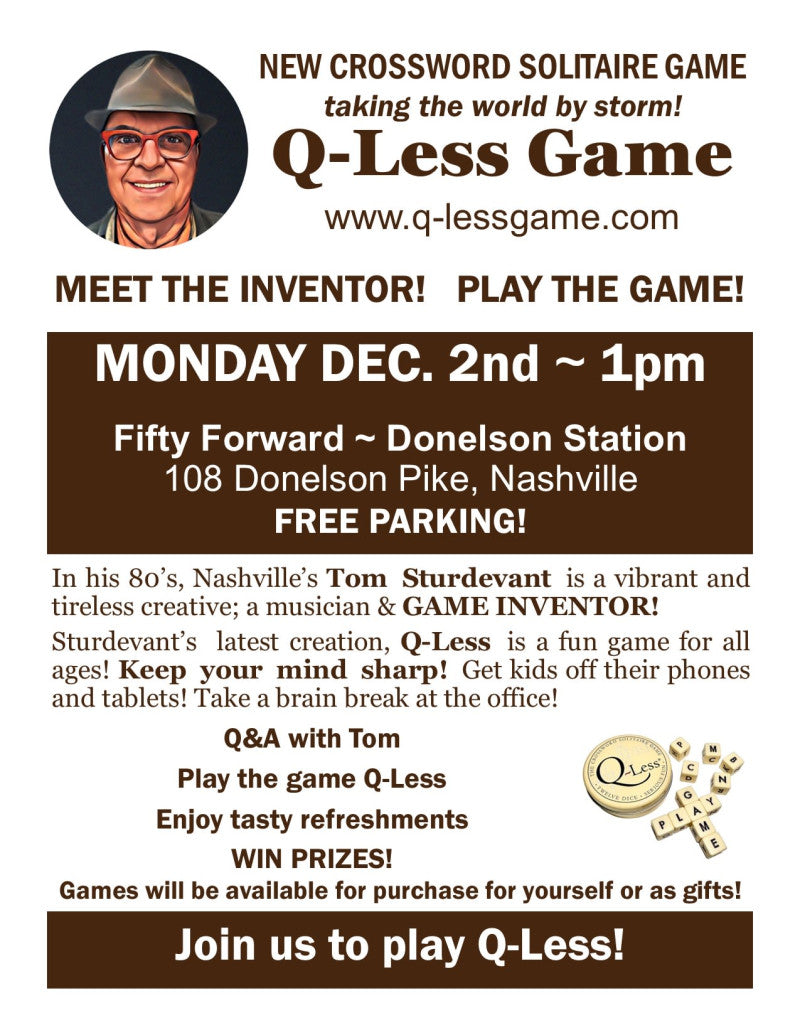 Meet The Inventor event at Fifty Forward Monday Dec. 2