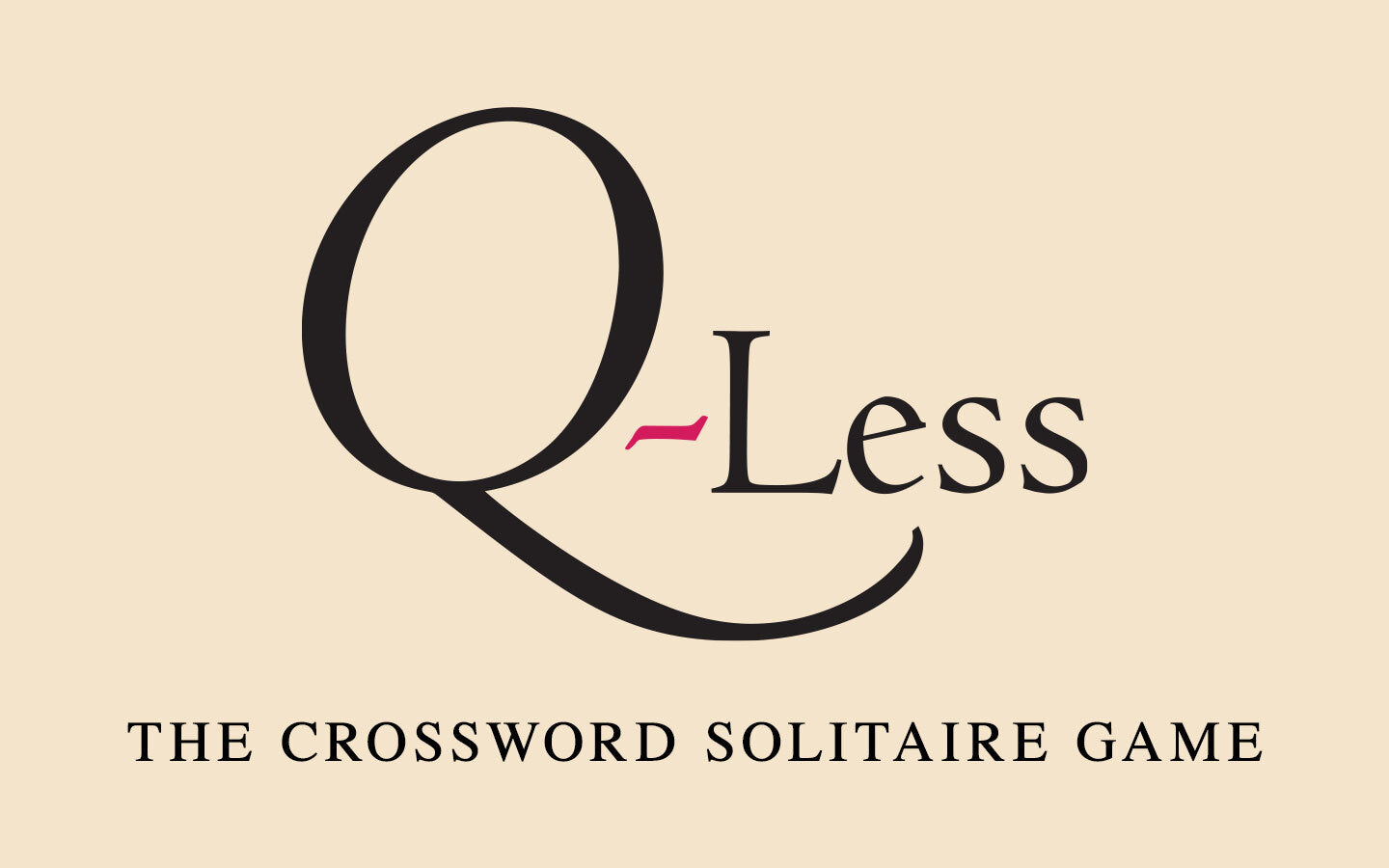 Q-Less | The Crossword Solitaire Game