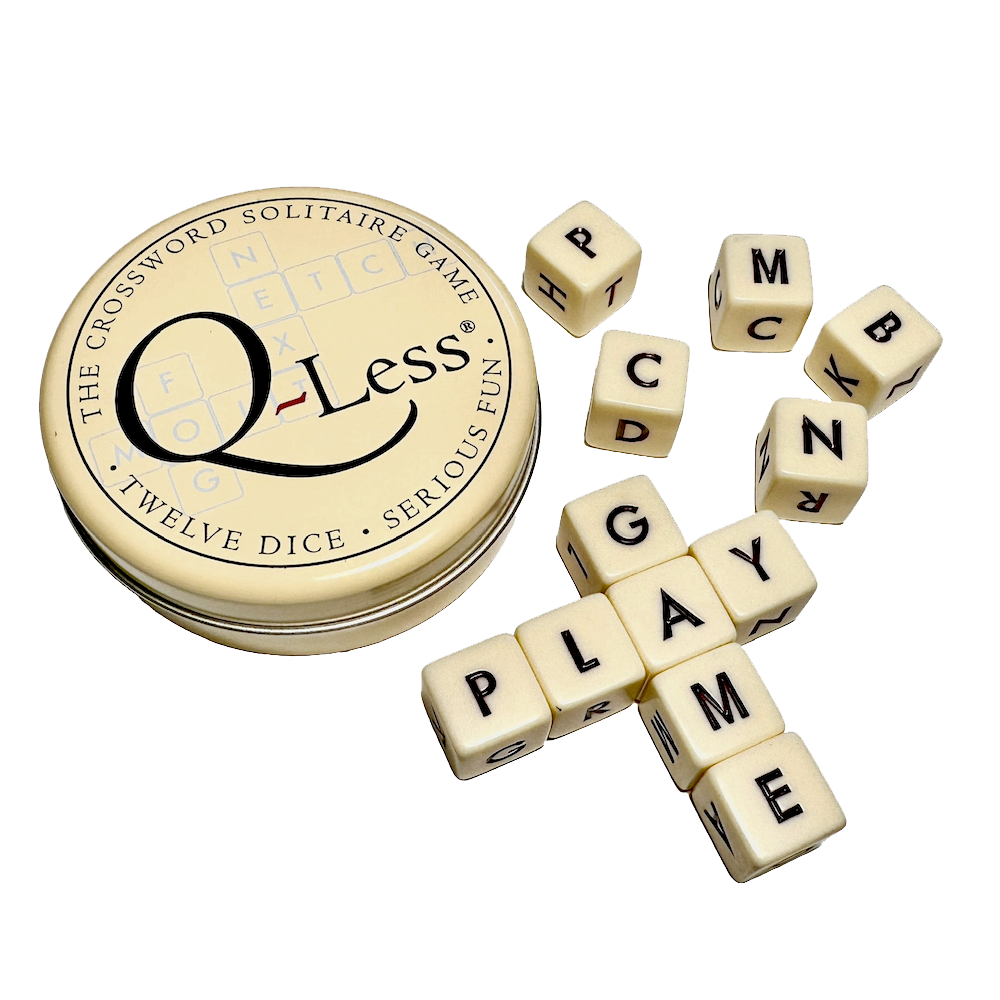 Q-Less | The Crossword Solitaire Game